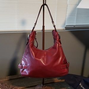 Michael Kors vintage Brookville Hobo Burgundy